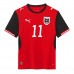 Rakúsko Konrad Laimer #20 Domáci futbalový dres MS 2026 Krátky Rukáv